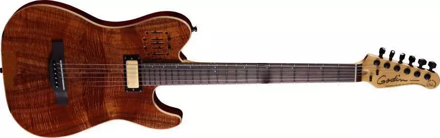 40th Anniversary Acousticaster Electric Guitar - Extreme Koa Top (Rosewood Fretboard)